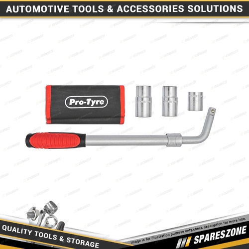 Pro-Tyre Locking Extendable Wheel Brace - with Locking Sleeve Adjustable Length