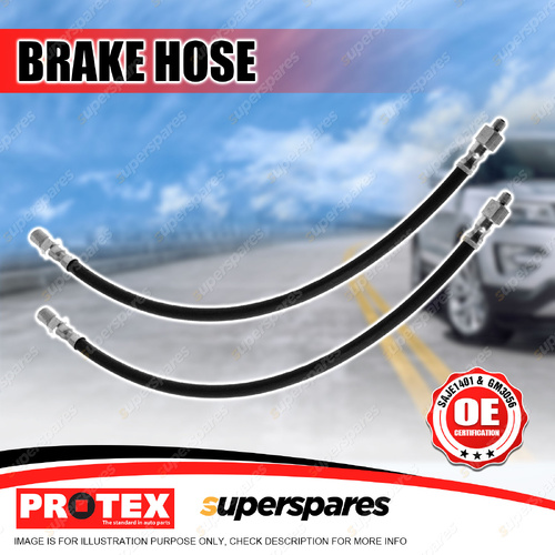 2 Pcs Protex Front Brake Hoses for Mitsubishi Outlander ZJ ZK ZL GF6W 7W 8W