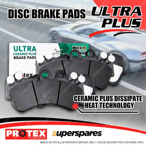 Rear Protex U Plus Brake Pads for Seat Ibiza 6K1 2.0L 110kW FWD 09/1998-10/1998