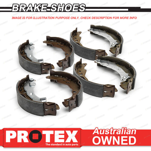 Front + Rear Protex Brake Shoes for FORD Trader WT87 WT88 WV09 WV10 Cab 89-92