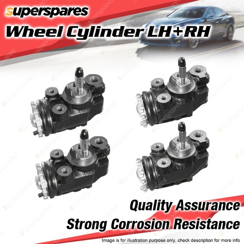 4 LH+RH Front Wheel Cylinders for Asia Combi GAD4C 5.9L 7.4L Diesel I6 36.51mm