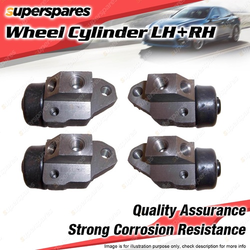 4 LH+RH Front Wheel Cylinders for Leyland Moke Californian 1.3L I4 FWD 1978-1983