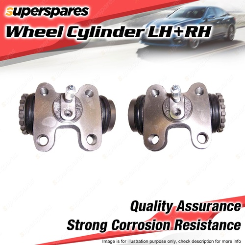 2 LH+RH Rear Wheel Cylinders Forward for Toyota Dyna 400 BU222R BU232R 1995-2003