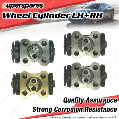 4 LH+RH Rear Wheel Cylinders for Isuzu NPS45-155 NPS75-155 5.2L Without ABS