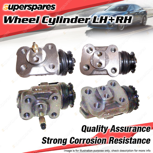 4 LH+RH Front Wheel Cylinders for Mitsubishi Fuso Fighter FK 6.6L 6D14 7.5L 6D16