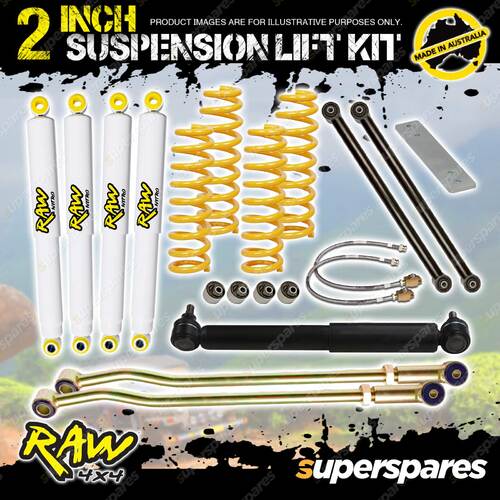 2 Inch Raw Nitro Suspension Lift Kit Panhard Rod for Toyota Landcruiser 80 105