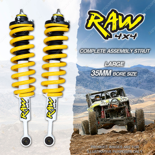 RAW 4X4 40mm Lift Nitro Linear Rate Pre-Assembled Struts for Ford Ranger PX I II