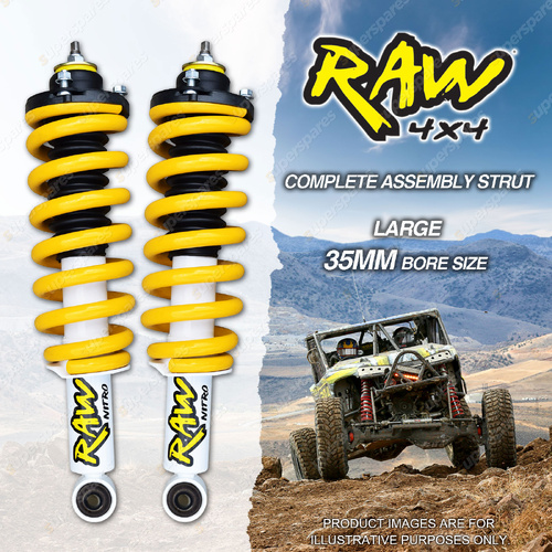 RAW 4X4 40mm Lift Nitro Linear Rate Complete Struts for Holden Colorado RG II