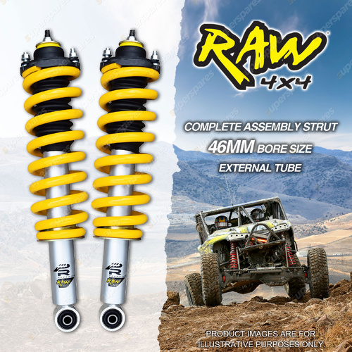 RAW 4X4 40mm Lift Predator Linear Complete Struts for Nissan Navara D40 2010-on