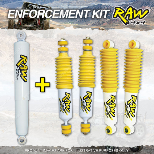 Raw 4x4 Nitro Max Shocks + Steering Damper for FORD MAVERICK Y60 03/1988 - on