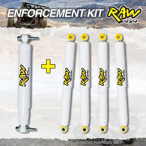 Raw 4x4 Nitro Shocks + Steering Damper for TOYOTA HILUX LN65 YN65 LN67 YN67