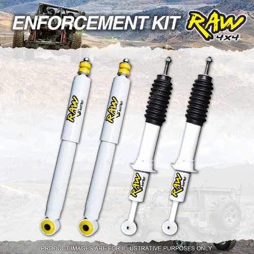 F + R 40mm RAW 4x4 Nitro Shock Absorbers for Toyota FJ Cruiser GSJ15 GSJ15R