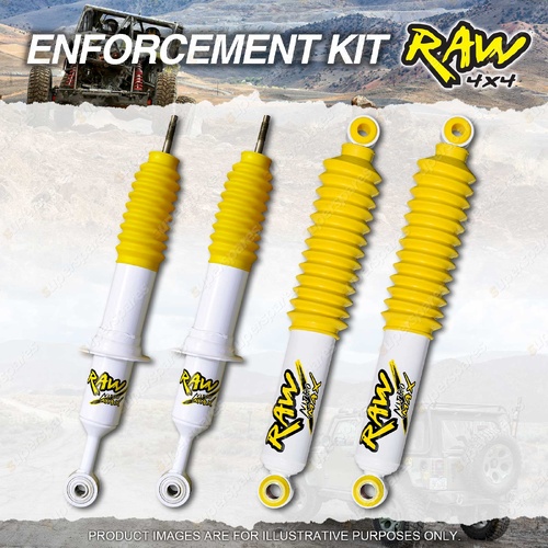 Front+Rear RAW 4x4 0-40mm Nitro Max Shocks for Toyota Hilux N90 GUN226R GUN227R
