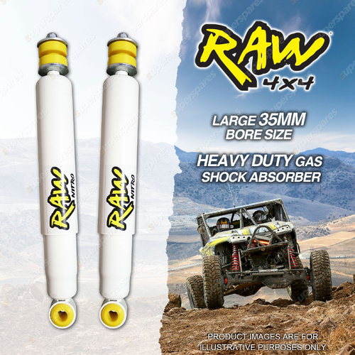 Rear 50mm RAW 4x4 Nitro Shock Absorbers for Toyota Landcruiser FJ80 HDJ80 HZJ80