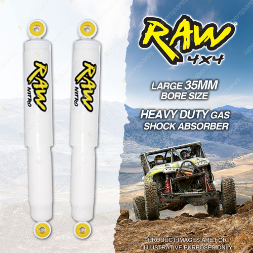Rear 50mm RAW 4x4 Nitro Shock Absorbers for Toyota Landcruiser 60 Series 85-90