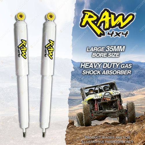Rear 40mm RAW 4x4 Nitro Shock Absorbers for Toyota Landcruiser Prado 70 Series