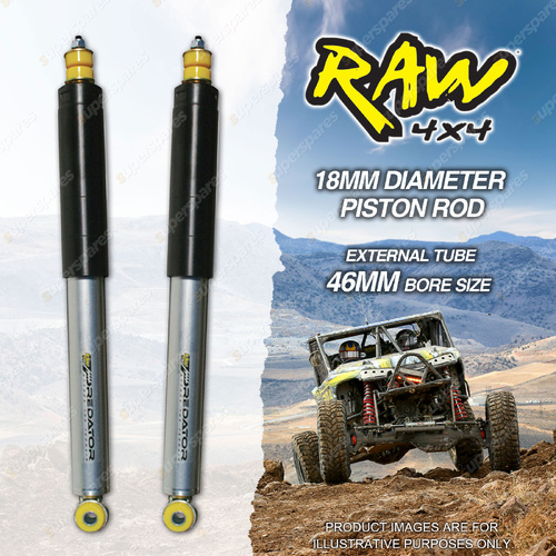 Rear 50mm RAW Predator Shock Absorbers for Mitsubishi Pajero NM NP NS NT NW NX