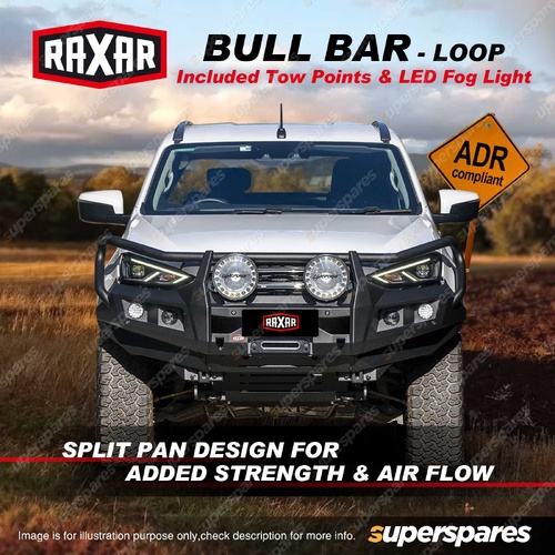 RAXAR Bull Bar with Loop & Lights & Tow Points for Isuzu MU-X 02/2025-On