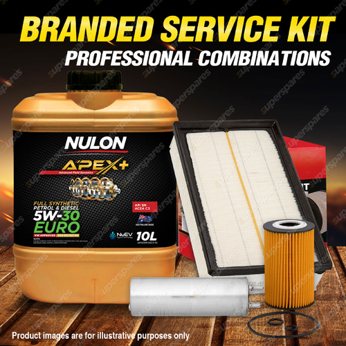Ryco Oil Air Fuel Filter 10L APXD5W30C3 Oil Kit for VW Transporter T5 2.0L TDi
