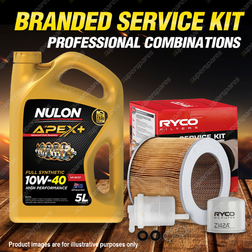 Ryco Oil Air Fuel Filter 5L APX10W40 Service Kit for L300 Express SB SC SD SE
