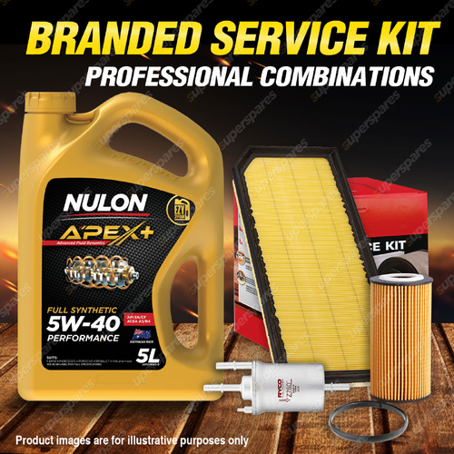 Ryco Oil Air Fuel Filter 5L APX5W40 Service Kit for Volkswagen Jetta 1KM TFSi