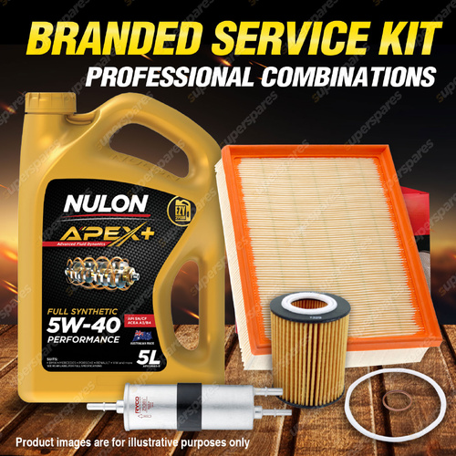 Ryco Oil Air Fuel Filter 5L APX5W40 Service Kit for BMW 116i 118i 120i F20 F21