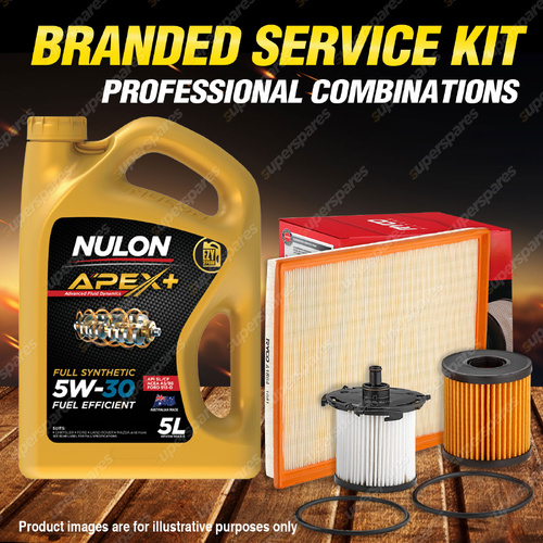 Ryco Oil Air Fuel Filter 5L APX5W30A5 Service Kit for Ford Transit VM VN 2.2L TD