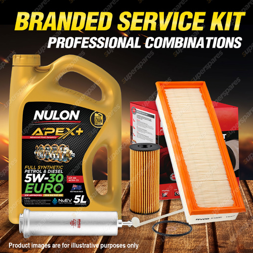 Ryco Oil Air Fuel Filter 5L APX5W30C3 Service Kit for BMW 520D F07 2.0L 14-on