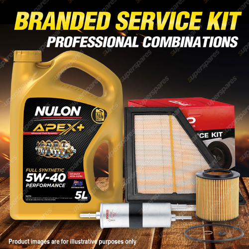 Ryco Oil Air Fuel Filter 5L APX5W40 Oil Service Kit for BMW 528i F10 F11 X1 E84