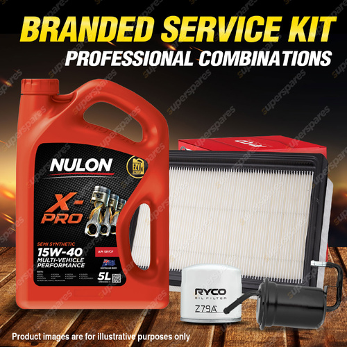 Ryco Oil Air Fuel Filter 5L XPR15W40 Eng. Oil Service Kit for Mazda MX-5 NA 1.6L