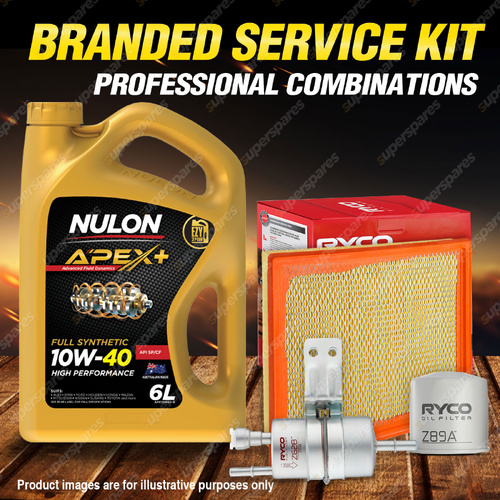 Ryco Oil Air Fuel Filter 6L APX10W40 Service Kit for Grand Cherokee WJ WG 99-01