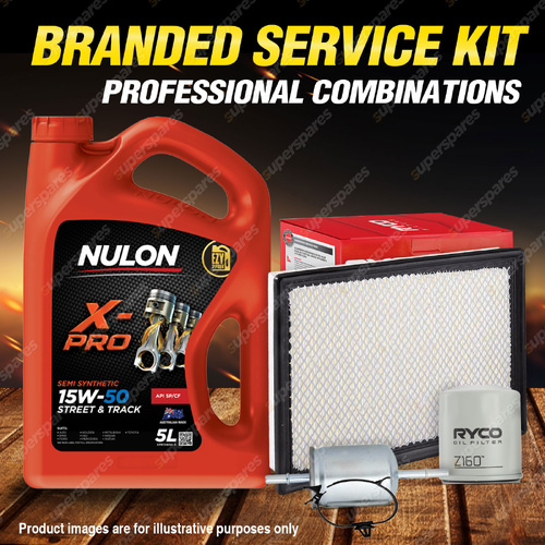 Ryco Oil Air Fuel Filter 5L XPR15W50 Service Kit for Holden Commodore VT 5.0 V8