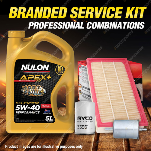 Ryco Oil Air Fuel Filter 5L APX5W40 Oil Service Kit for Volkswagen Golf 1J GTi