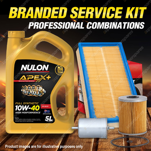 Ryco Oil Air Fuel Filter 5L APX10W40 Service Kit for Volkswagen Passat 3A 2.8L