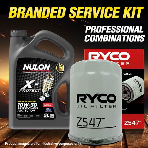 Ryco Oil Filter Nulon 5L PRO10W30 Engine Oil Kit for Honda Accord Civic Jazz Mdx