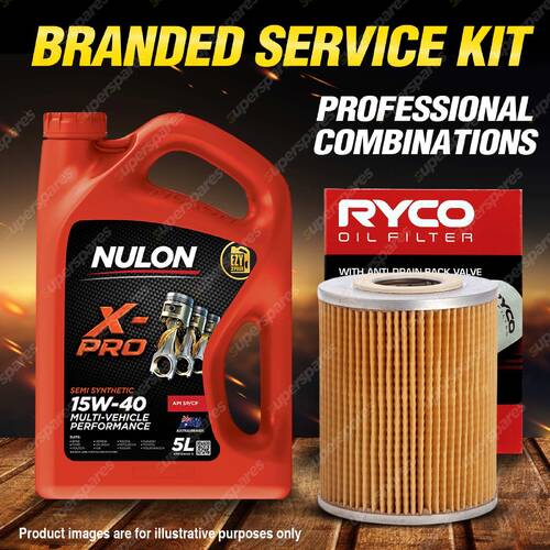 Ryco Oil Filter 5L XPR15W40 Engine Oil Service Kit for Bmw 2500 2800 525 E3 E12