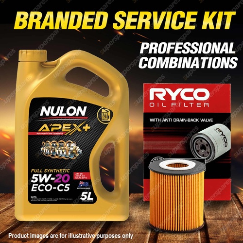 Ryco Oil Filter 5L APX5W20C5 Engine Oil Service Kit for Mazda 6 GG GY 4cyl