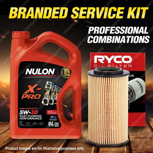 Ryco Oil Filter 5L XPR5W30 Engine Oil Service Kit for Hyundai Grandeur TG V6