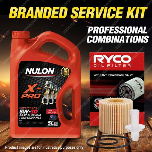 Ryco Oil Filter 5L XPR5W30 Engine Oil Kit for Toyota Corolla Prius