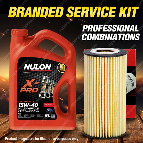 Ryco Oil Filter 5L XPR15W40 Engine Oil Service Kit for Volvo S60 RS59 2.4L 04-04