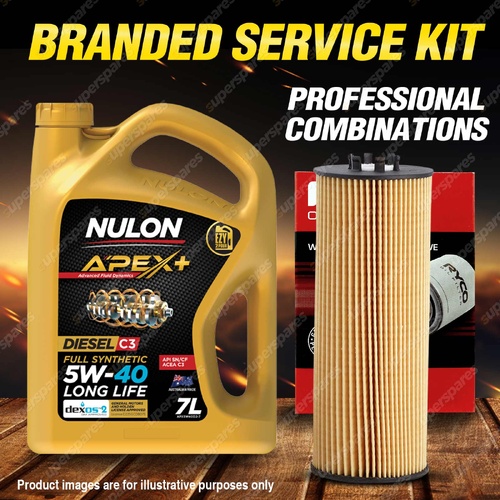 Ryco Oil Filter 7L APX5W40D2 Engine Oil Service Kit for Audi Allroad C5 2.5 TDI