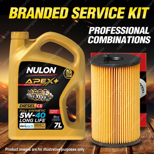 Ryco Oil Filter 7L APX5W40D2 Engine Oil Service Kit for Citroen C5 2.7 HDI 2.7L