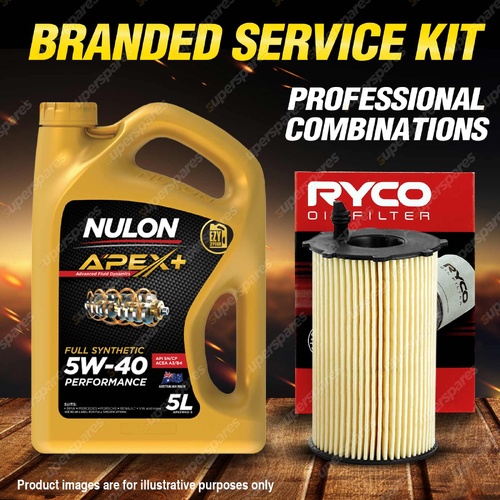Ryco Oil Filter 5L APX5W40 Engine Oil Service Kit for Kia Grand Carnival VQ V6