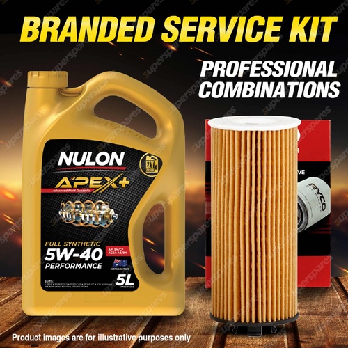 Ryco Oil Filter 5L APX5W40 Engine Oil Service Kit for Bmw 218I F45 3cyl 1.5L