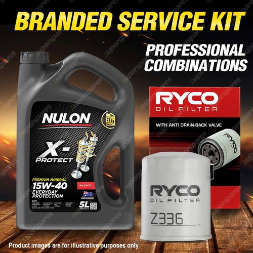 Ryco Oil Filter 5L PRO15W40 Engine Oil Service Kit for Honda Legend KA V6 Nsx NA