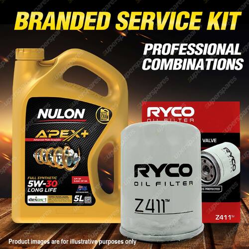 Ryco Oil Filter 5L APX5W30D1 Engine Oil Service for Honda Civic Odyssey