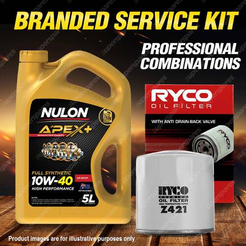 Ryco Oil Filter 5L APX10W40 Engine Oil Service for Alfa Romeo 33 Permanent Boxer