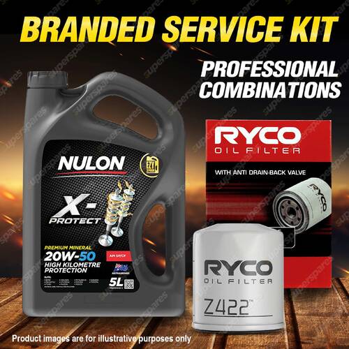 Ryco Oil Filter 5L PRO20W50 Engine Oil Service Kit for Bmw 1602 E10 318I 520