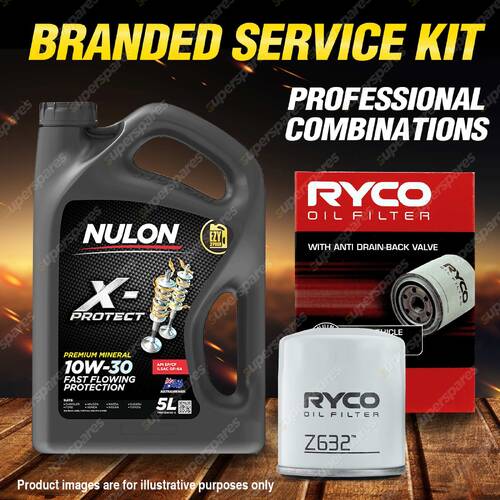 Ryco Oil Filter 5L PRO10W30 Engine Oil Service Kit for Mazda 3 BK BL 4cyl