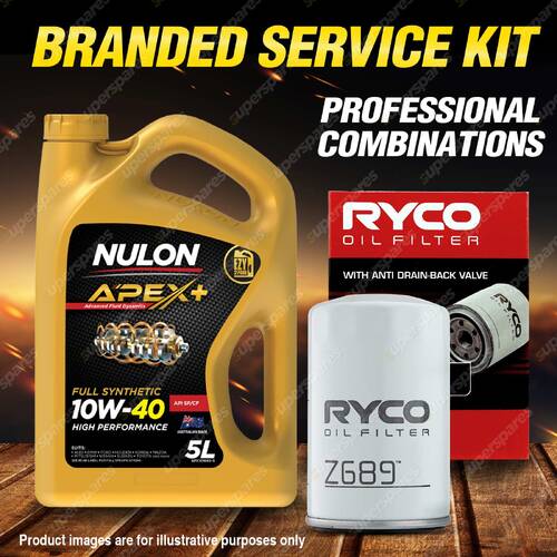 Ryco Oil Filter 5L APX10W40 Engine Oil Service Kit for Rover 75 V6 2.5L 01-05